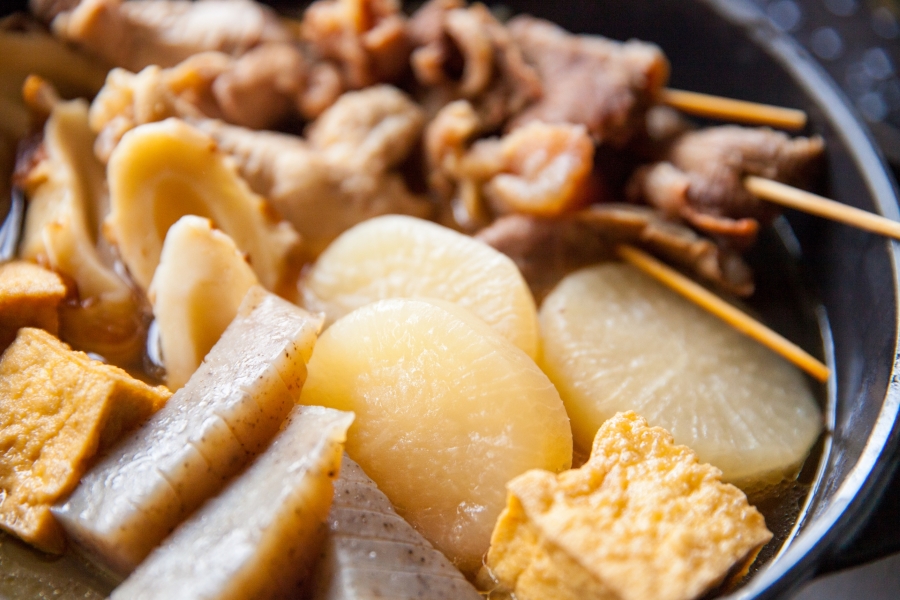 Large Pot of Oden, a Japanese Winter Dish Stock Image - Image of